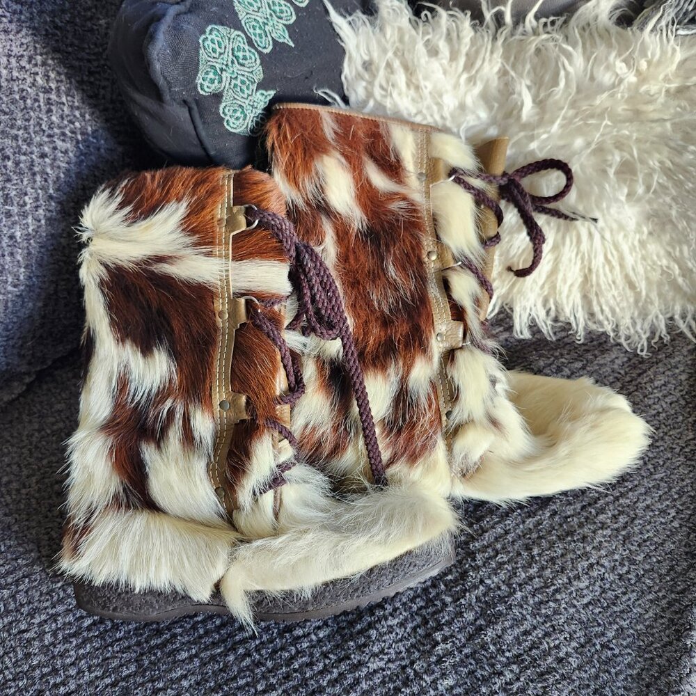 Vintage MOCATEM Nap Gignac BOOTS Mukluks - Picture 6 of 14